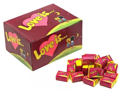 Купить жевательная резинка Love is вишня-лимон коробка 100 штук, цены на  Мегамаркет | Артикул: 100023849420