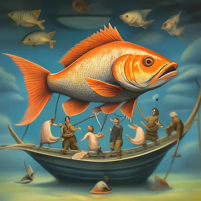 Кружка с принтом \"Ловись рыбка большая и маленькая\" - Лига Печати | Твоя  крутая студия печати!