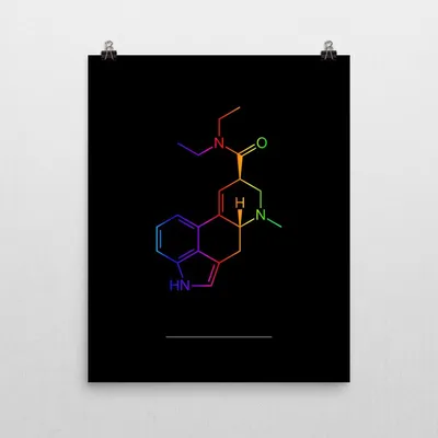 LSD 25 Sandoz vial blotter art\" Art Board Print for Sale by zanekesey |  Redbubble