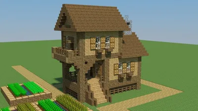 Подвесной дом на цепях (точило) Grindstones chains hanging house minecraft  | Здания в майнкрафт, Чертежи minecraft, Постройка в minecraft