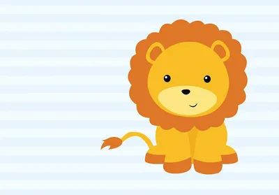 милый львенок мультфильм животное ребенок и дети печать вектор дизайна  иллюстрация Иллюстрация вектора - иллюстрации насчитывающей лео, график:  218470555