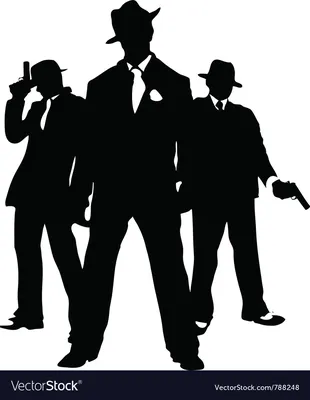 Gangster mafia Royalty Free Vector Image - VectorStock