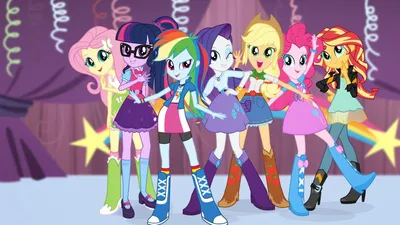 Купить My Little Pony Equestria Girls Девочки Эквестрии Рейнбоу Деш  Школьная эстафета Minis Rainbow Dash School Pep Rally Set по отличной цене  в киеве