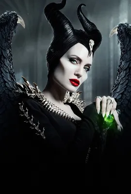 Картинка для торта \"Малефисента (Maleficent)\"- PT103463 печать на сахарной  пищевой бумаге