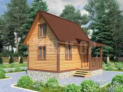 Быстровозводимые деревянные дома из бруса: ЕВРОдом от компании Вершина