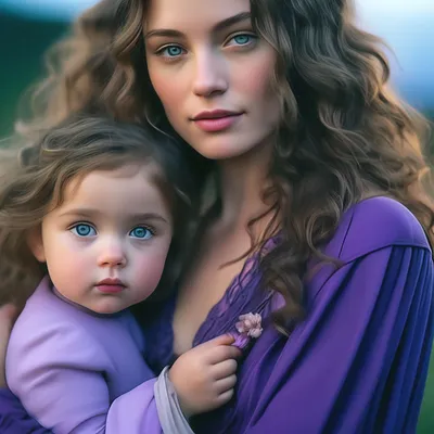 Мама с ребенком на руках - картинка №10842 | Printonic.ru