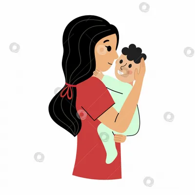 мать и ребенок PNG рисунок, картинки и пнг прозрачный для бесплатной  загрузки | Pngtree