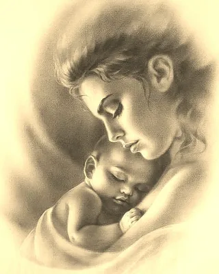 Молодая мать с ребенком на руках, застреленная на светлом фоне Стоковое  Изображение - изображение насчитывающей девушка, мать: 160770013