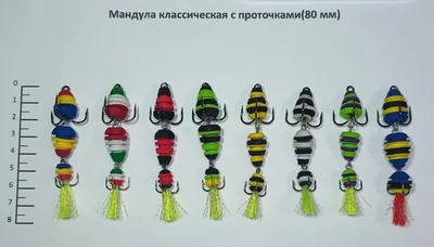 Мандула классическая с проточками(80 мм) (ID#1586062787), цена: 45 ₴,  купить на Prom.ua