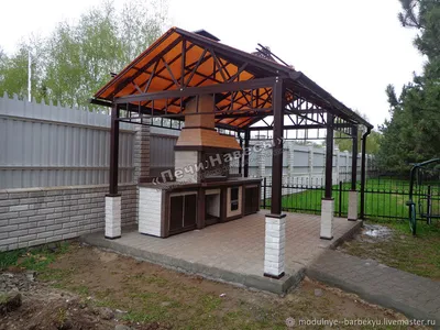 Мангальная зона «Стиль» купить в Волгограде для дачи из металла от  производителя - ПК МеталлоСфера