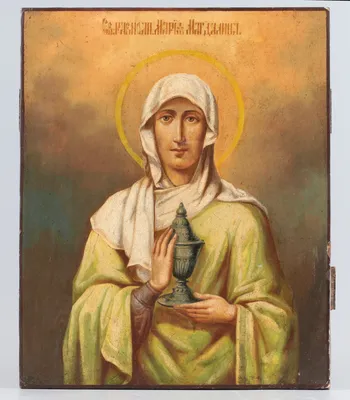 Мария Магдалина равноапостольная (мерная икона) — Иконописная мастерская  Покров