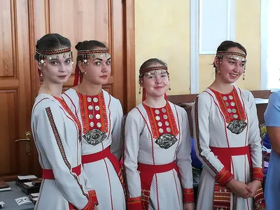 Марийский национальный мужской костюм