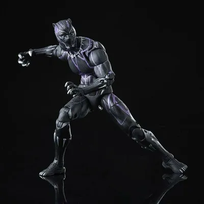 Купить мини-фигурка Черная Пантера Марвел Black Panther Marvel аксессуары,  4,5 см, цены на Мегамаркет