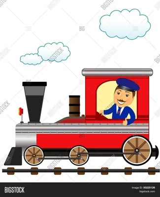 Красивый поезд Uo шаржа машиниста с улыбкой и развевать Иллюстрация штока -  иллюстрации насчитывающей картель, красиво: 102189491