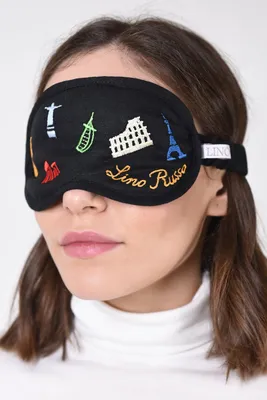 Маска для сна, 3D цвет микс (Sleeping Eye mask) - Подарки в Бишкеке