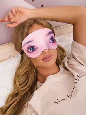 Маска для сна мужская женская с глазами, необычная, стильная - купить с  доставкой по выгодным ценам в интернет-магазине OZON (1194963926)