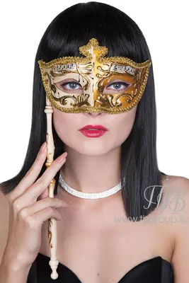 Маска для карнавала - купить за 2800 руб: недорогие маски на палочке в СПб