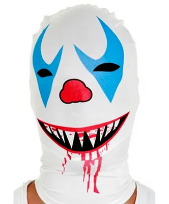 Клоуны в масках на празднике: изображение для праздничной открытки