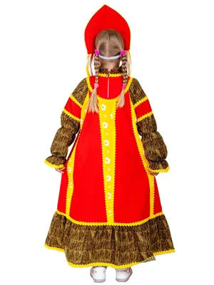 Купить карнавальный костюм масленица детский, арт 5284 l рост 134-140 по  доступной цене в интернет-магазине Амодей