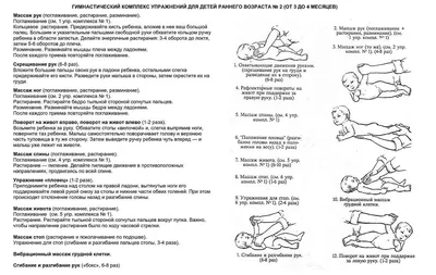 ГИМНАСТИЧЕСКИЙ КОМПЛЕКС УПРАЖНЕНИЙ ДЛЯ ДЕТЕЙ РАННЕГО ВОЗРАСТА №1 (ОТ