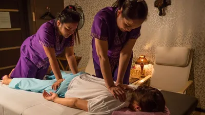 Массаж в 4 руки ≡ Тайский массаж в четыре руки по приятной цене в Киеве -  Royal Thai Spa