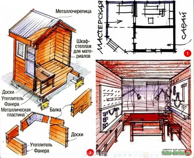 Построить мастерскую на даче (45 фото) - фото - картинки и рисунки: скачать  бесплатно