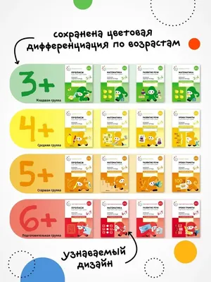 Математика в картинках для детей 4-6 лет