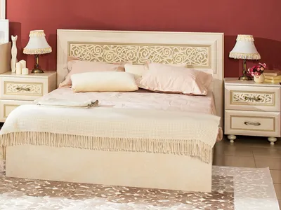 Спальня Александрия Кожа Ленто - заказать в Муравленко по доступной цене в  интернет-магазине «Мебель-РУМиК». Описание модели и фотографии на сайте.