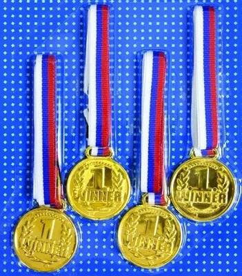 Медаль 1 место 70 мм золото DC#MK311a-G – купить за 210 руб | Прагматик