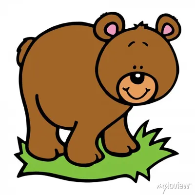 Картинки Рисунок медведь для детей (39 шт.) - #10934