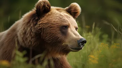 образ бурого медведя, бурый медведь картинки фон картинки и Фото для  бесплатной загрузки
