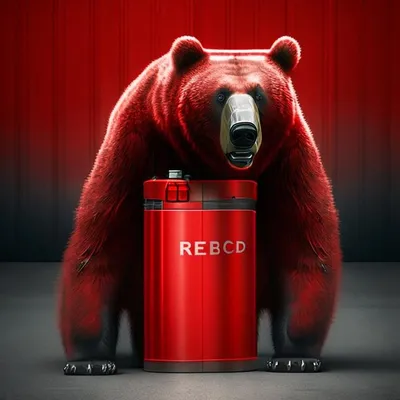 Красный медведь | Картинки, Медведь