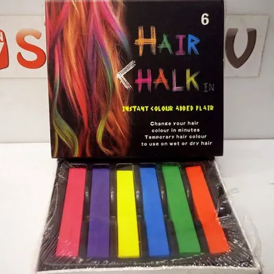 Мелки для волос «Яркие цвета», МИКС цветов по оптовой цене в Астане
