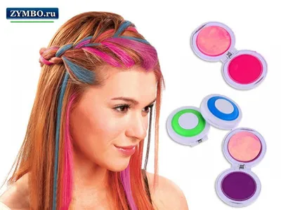 Мелки для окрашивания волос цветные 6 шт, пудра, тушь - купить с доставкой  по выгодным ценам в интернет-магазине OZON (694738172)