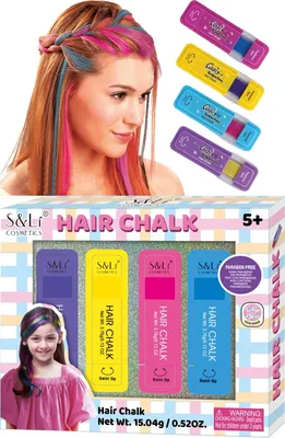 Цветные мелки для окрашивания волос (6 цветов) (ID#161023755), цена: 20.24  руб., купить на Deal.by