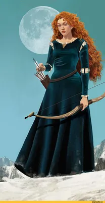 Merida :: Brave (Храбрая сердцем) :: Yujin kim :: Pixar :: artist ::  Мультфильмы / смешные картинки и другие приколы: комиксы, гиф анимация,  видео, лучший интеллектуальный юмор.