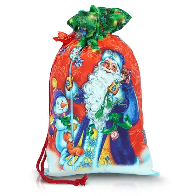 Новогодний елочный шар ручной работы Мешок с подарками 10 см. купить в  интернет-магазине, подарки по низким ценам