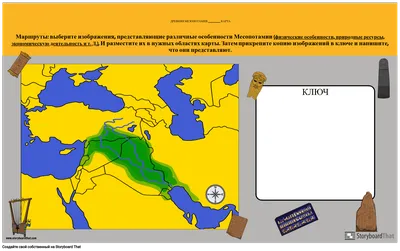 Карта Древней Месопотамии | География и Ресурсы