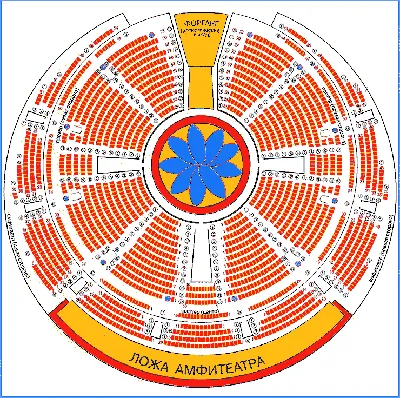 Цирк Никулина – план зрительного зала | Агентство Волна-билеты