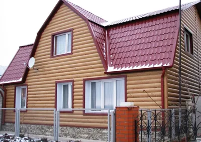 Металлосайдинг Бревно Тимбер Дуб 3D | Siding Plus