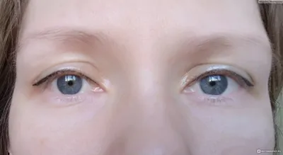 Перед и после: межресничный татуаж глаз
