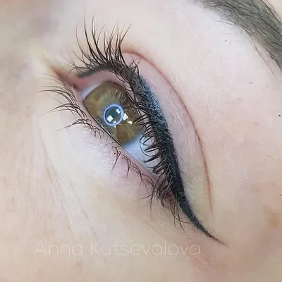 Межресничный татуаж глаз: фото для использования в блоге