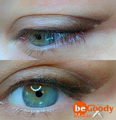 Межресничный татуаж глаз: фото для использования в косметическом салоне