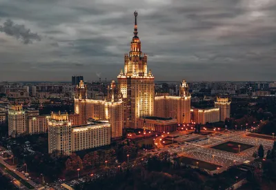 Строительство МГУ в фотографиях 1949-1951 года | Пикабу