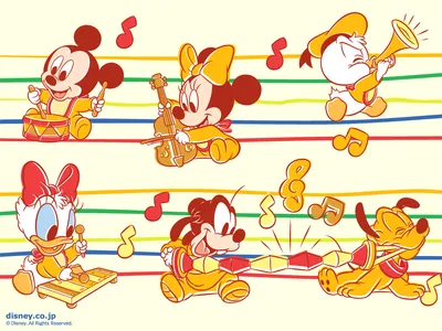 Микки Маус и его друзья в детстве - Микки Маус и друзья - YouLoveIt.ru