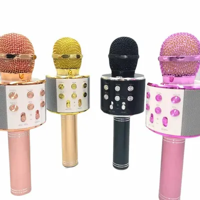 Детский микрофон с MP3 караоке беспроводной, игрушечный для детей арт.  WSTER WS-858 (ID#135140831), цена: 25 руб., купить на Deal.by