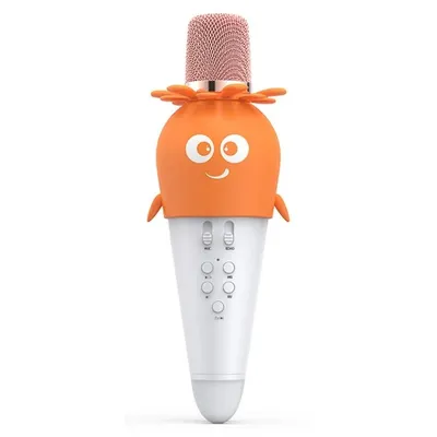 Беспроводной караоке-микрофон BT для детей (оранжевый) - отзывы покупателей  на маркетплейсе Мегамаркет | Артикул: 600006947831