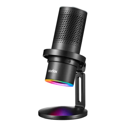 Микрофон Godox EM68X с подсветкой RGB: характеристики, фото, цена, купить в  интернет-магазине Godox.ru