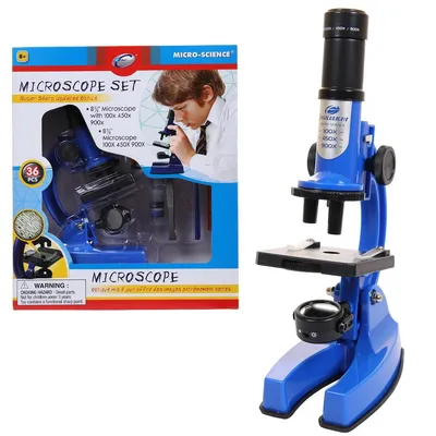 AMSCOPE 48pc Starter 120x-1200x Compound Microscope Science Kit for Kids  (Black) | eBay