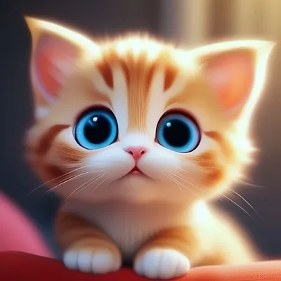 Супер милый котик с милыми глазками…» — создано в Шедевруме